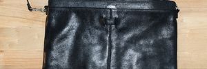 NWOT Wilson's Leather Laptop Portfolio Tote-Black